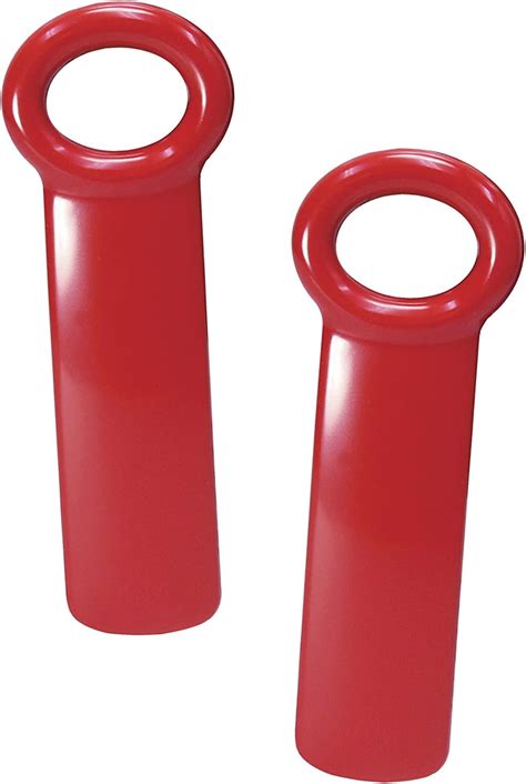Brix JarKey Original Easy Jar Key Opener, Set of 2, Red.